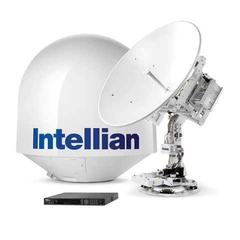 Intellian v110, VSAT antena pod kupolom i bez kupole, s upravljačkom jedinicom